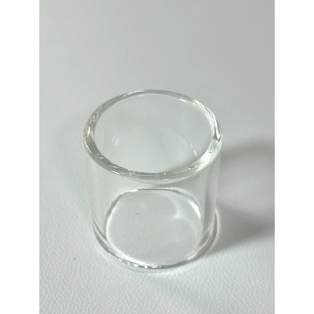 Vintage Pyrex Compatibles “Clear Glass 54” Napkin Rings Box Of 6